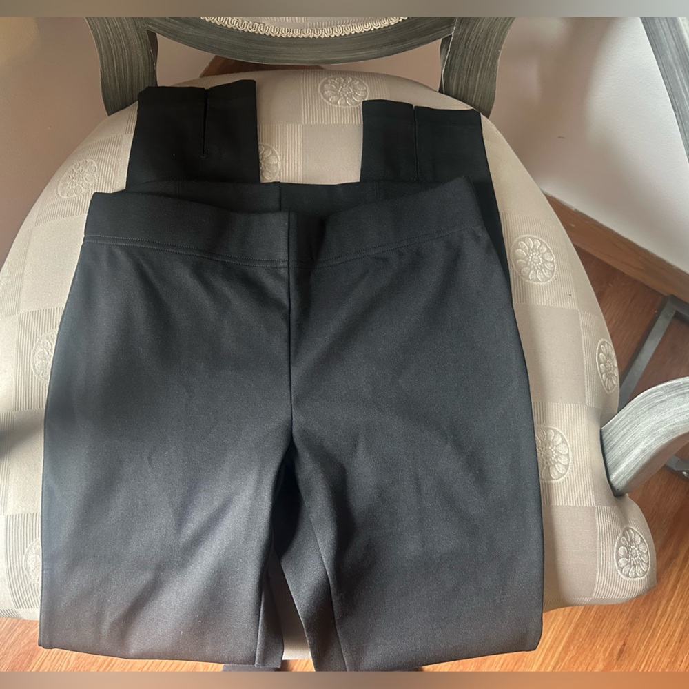 NWT White House Black Market black ponte leggings XS Business casual, corporate